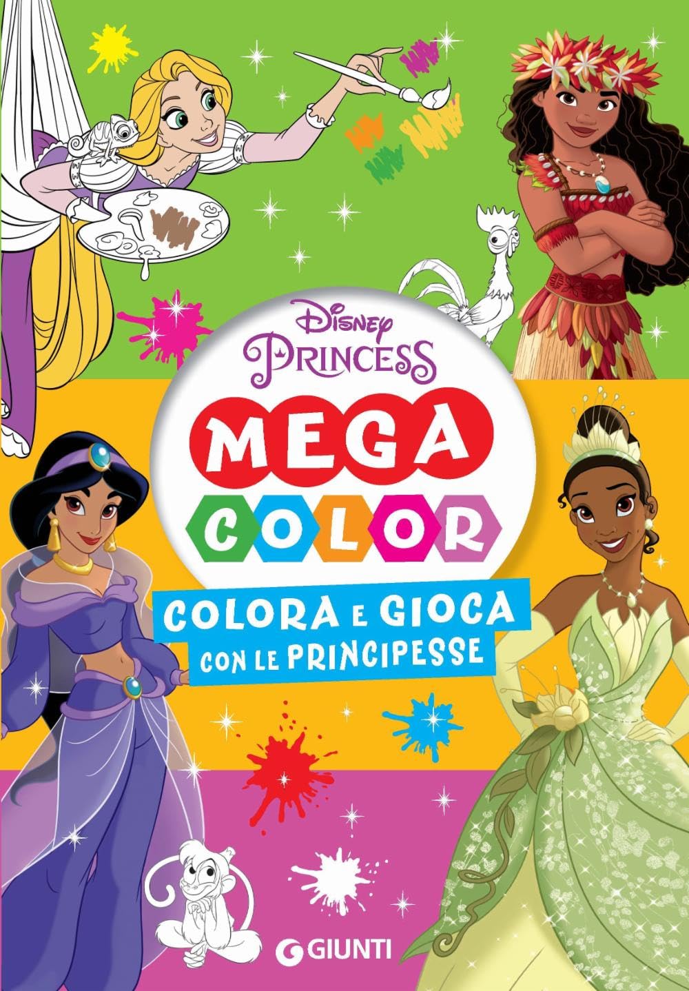 Colora e gioca con le principesse. Mega color. Disney princess Non-fiction
