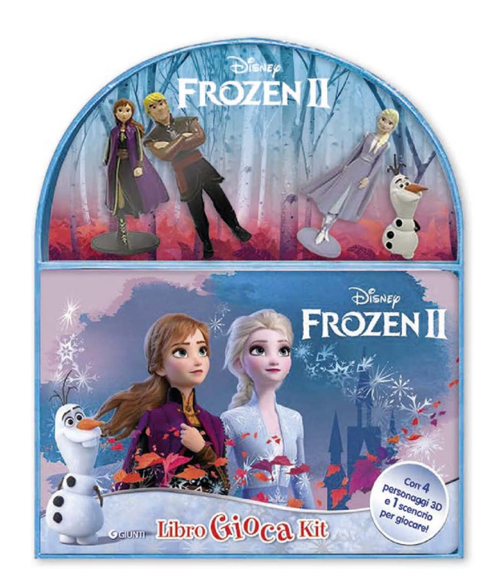 Frozen II. Libro gioca kit. Ediz. a colori. Con 4 figurine 3D book