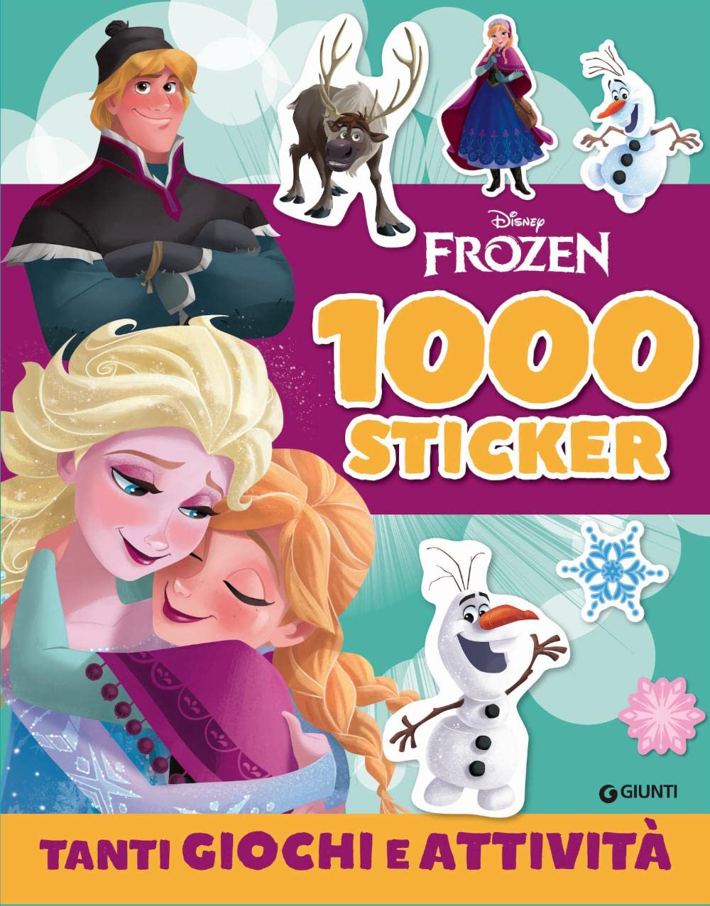 Frozen. 1000 stickers. Tanti giochi e attività. Con adesivi. Ediz. a colori book