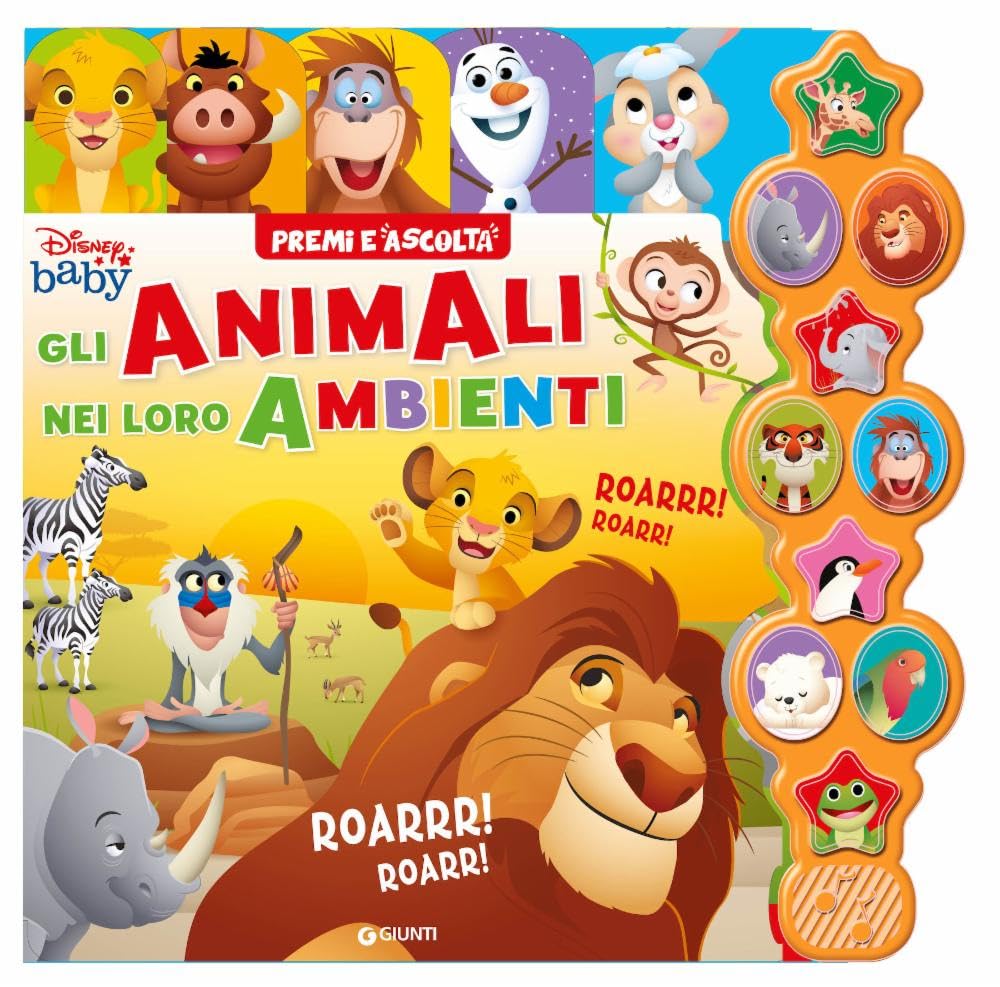 Gli animali nei loro ambienti. Premi e ascolta book