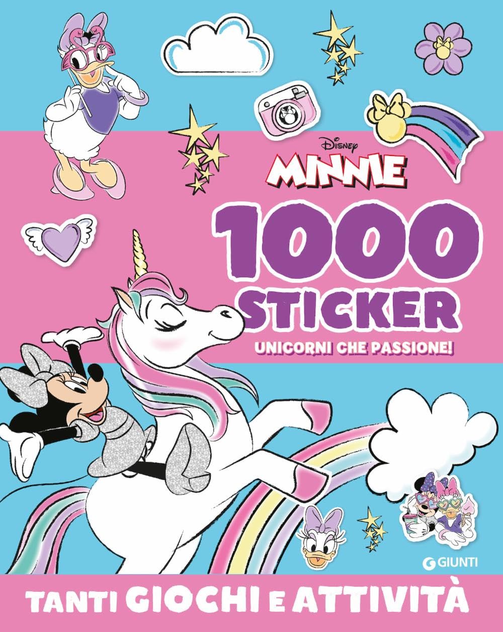 Minnie. Unicorni che passione! 1000 stickers. Tanti giochi e attività. Ediz. a colori. Con Adesivi (500-1000 Stickers) Tiptoi & Games