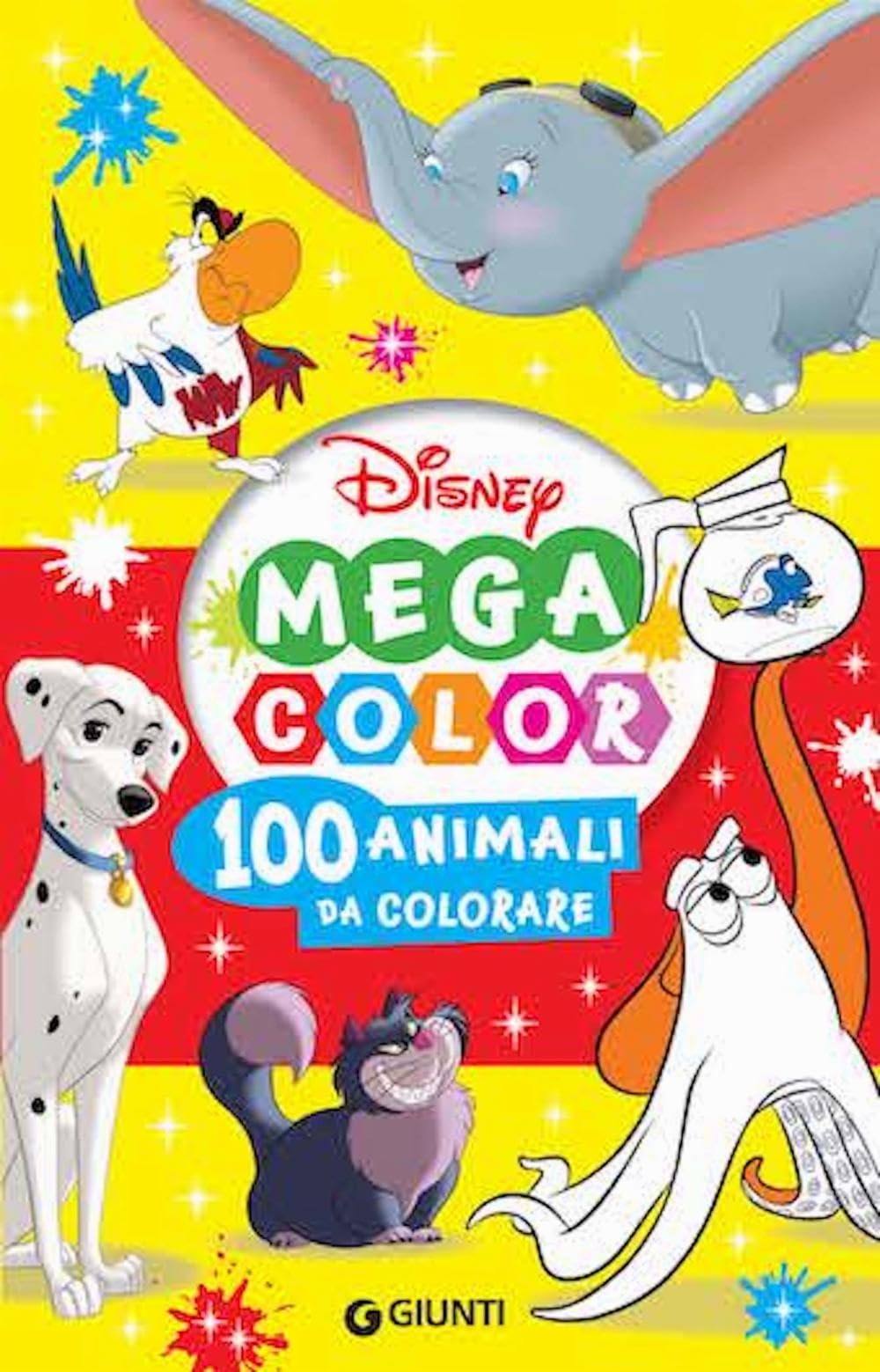 100 animali da colorare. Mega color Disney book