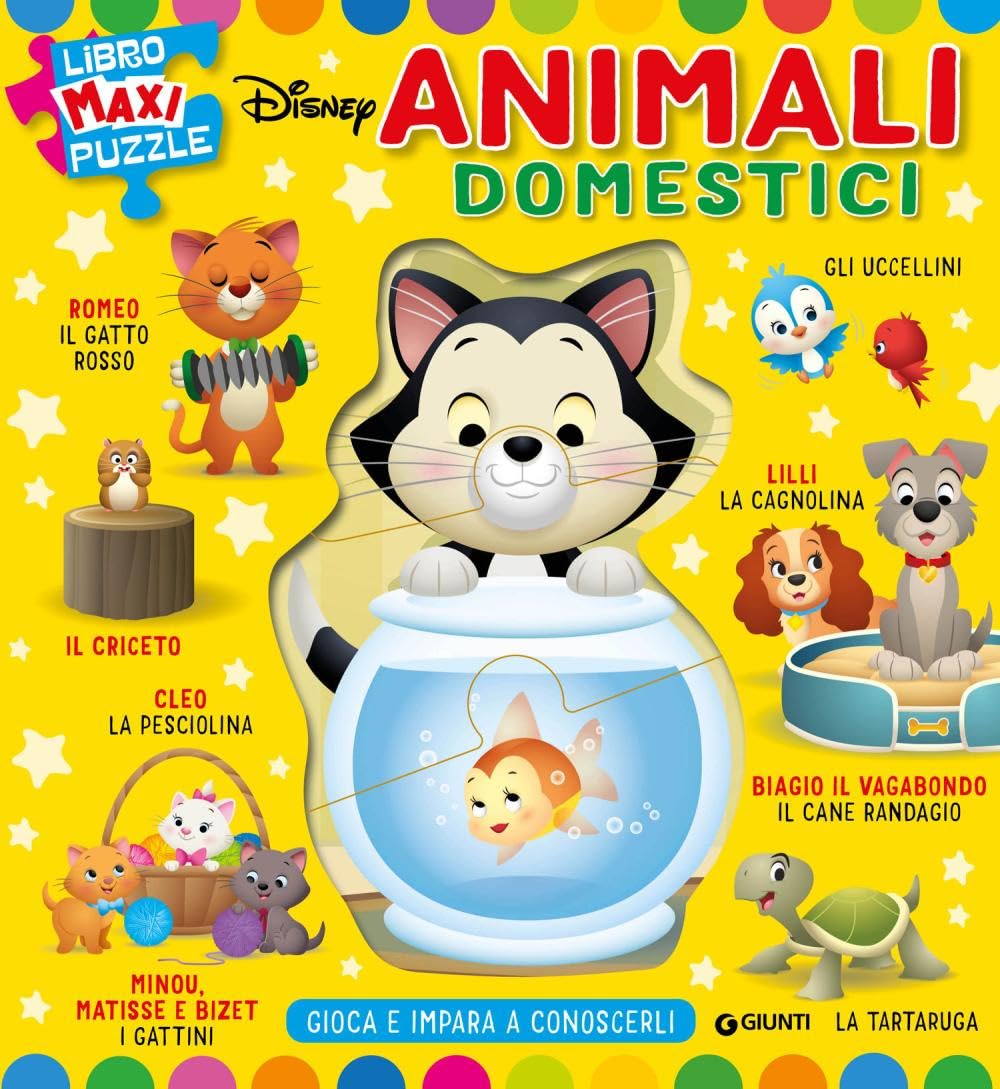 Animali domestici. Libro maxi puzzle Disney. Gioca e impara a conoscerli book