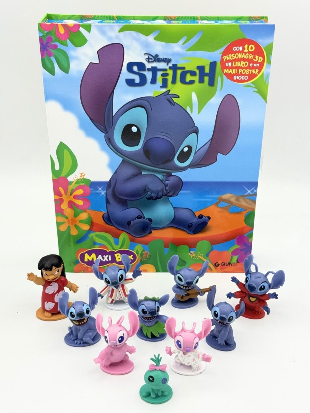 Stitch. Maxi box. Ediz. a colori. Con 10 personaggi 3D. Con poster gioco book