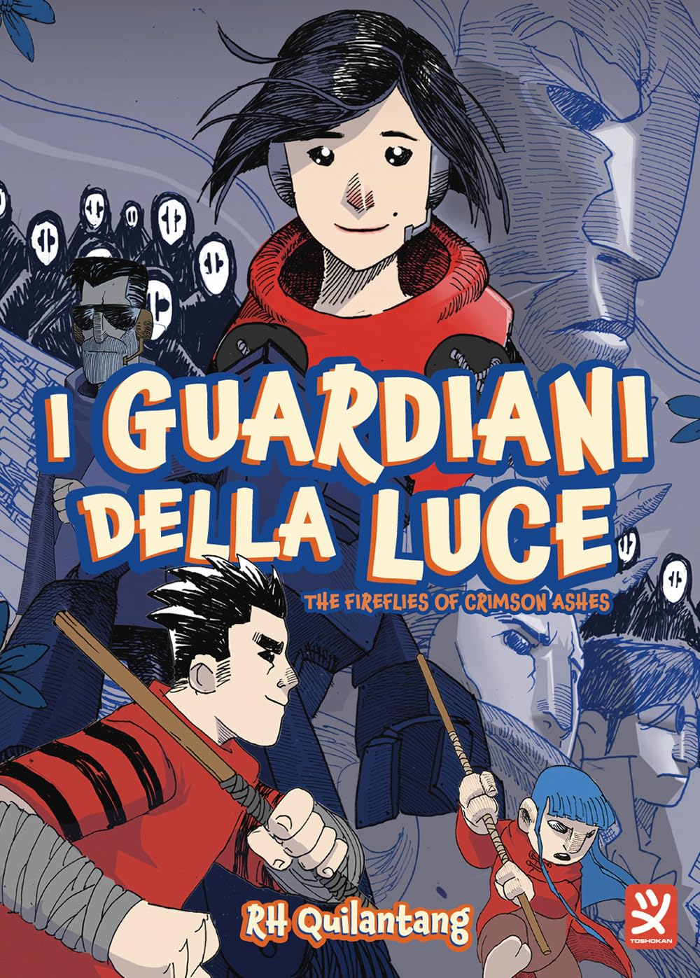 I guardiani della luce. The fireflies of crimson ashes Manga