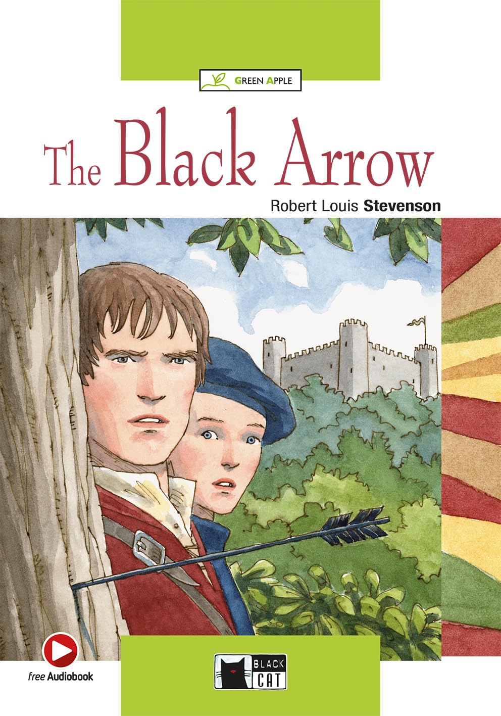 Green Apple: The Black Arrow + audio CD book