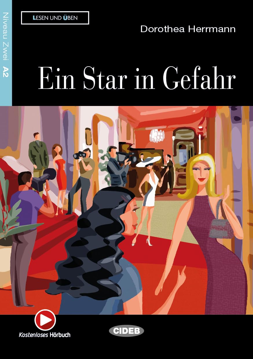EIN STAR IN GEFAHR+CD ALE: Ein Star im Gefahr + CD (Lesen Und Uben, Niveau Zwei) Foreign Languages ​​& Dictionaries