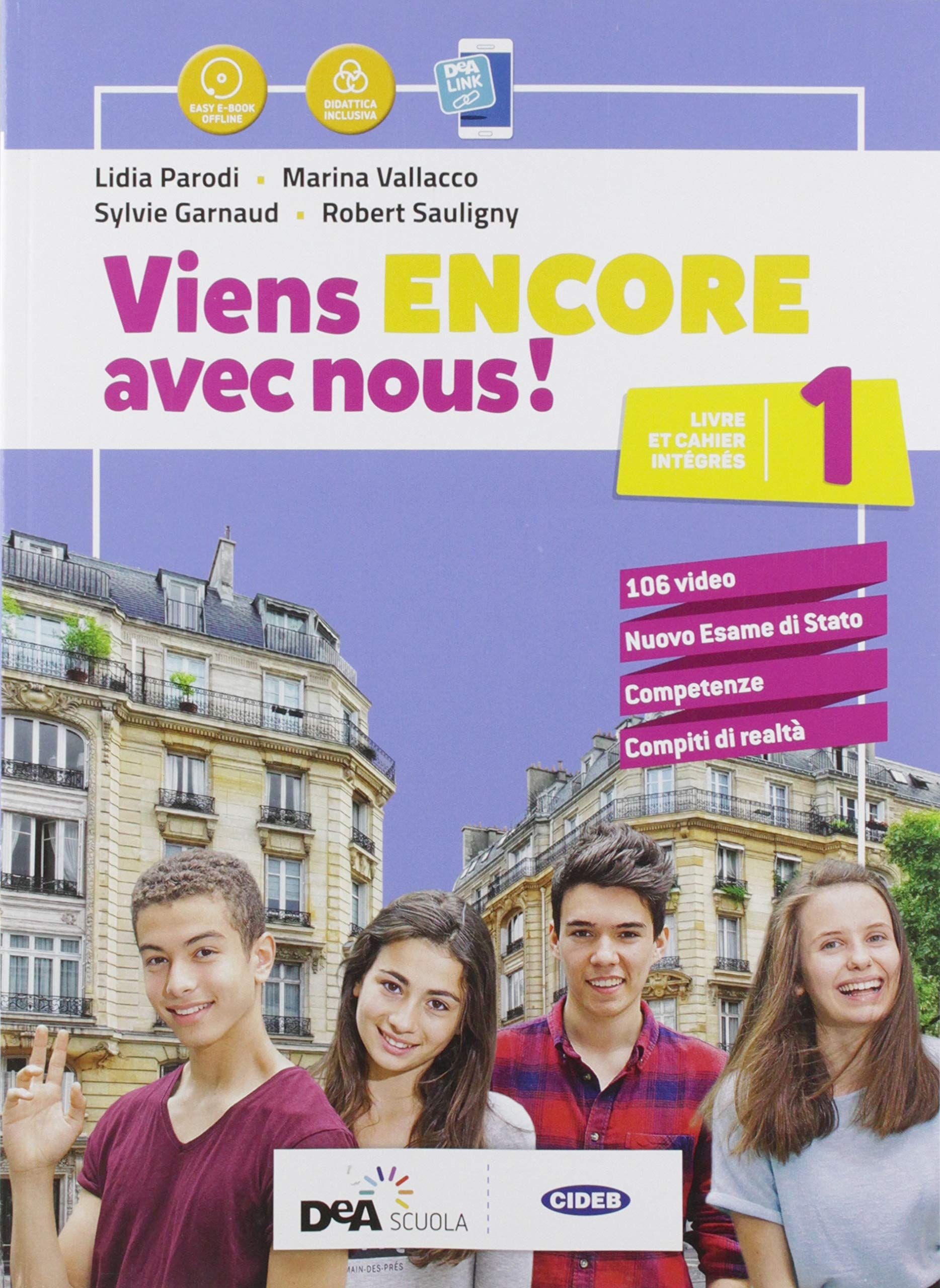 Viens encore avec nous! Livre élève et cahier d'exercices. Per la Scuola media. Con e-book. Con espansione online. Con 3 libri: Cartes mentales-Culture en poche-Grammaire. Con DVD-ROM (Vol. 1) Study Guides