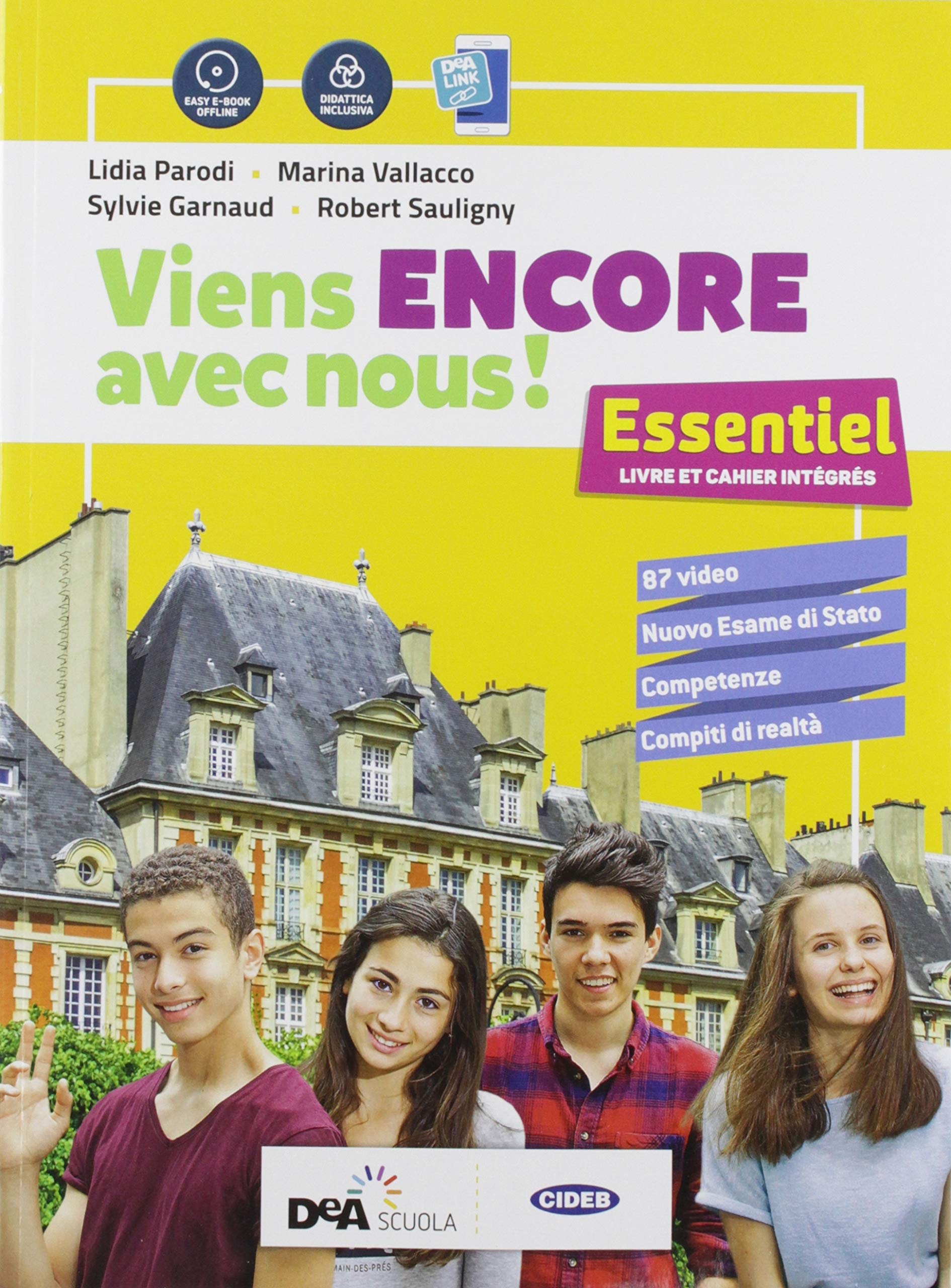 Viens encore avec nous! Essentiel. Per la Scuola media. Con e-book. Con espansione online. Con 3 libri: cartes mentales-Grammaire-Parler culture en poche esame di stato. Con DVD-ROM book