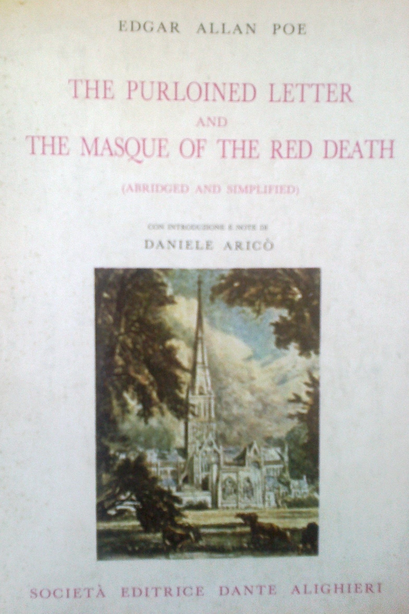 The purloined letter and the masque of the red death Professional & Reference Books
