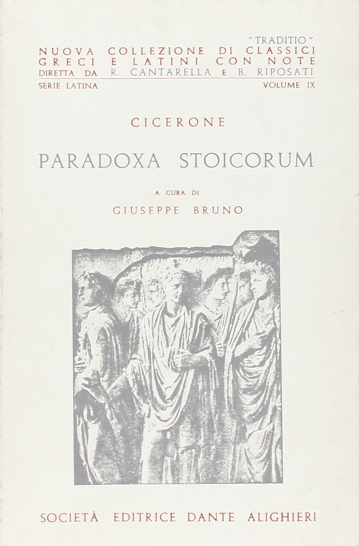 Paradoxa stoicorum (Traditio. Serie latina) Non-fiction