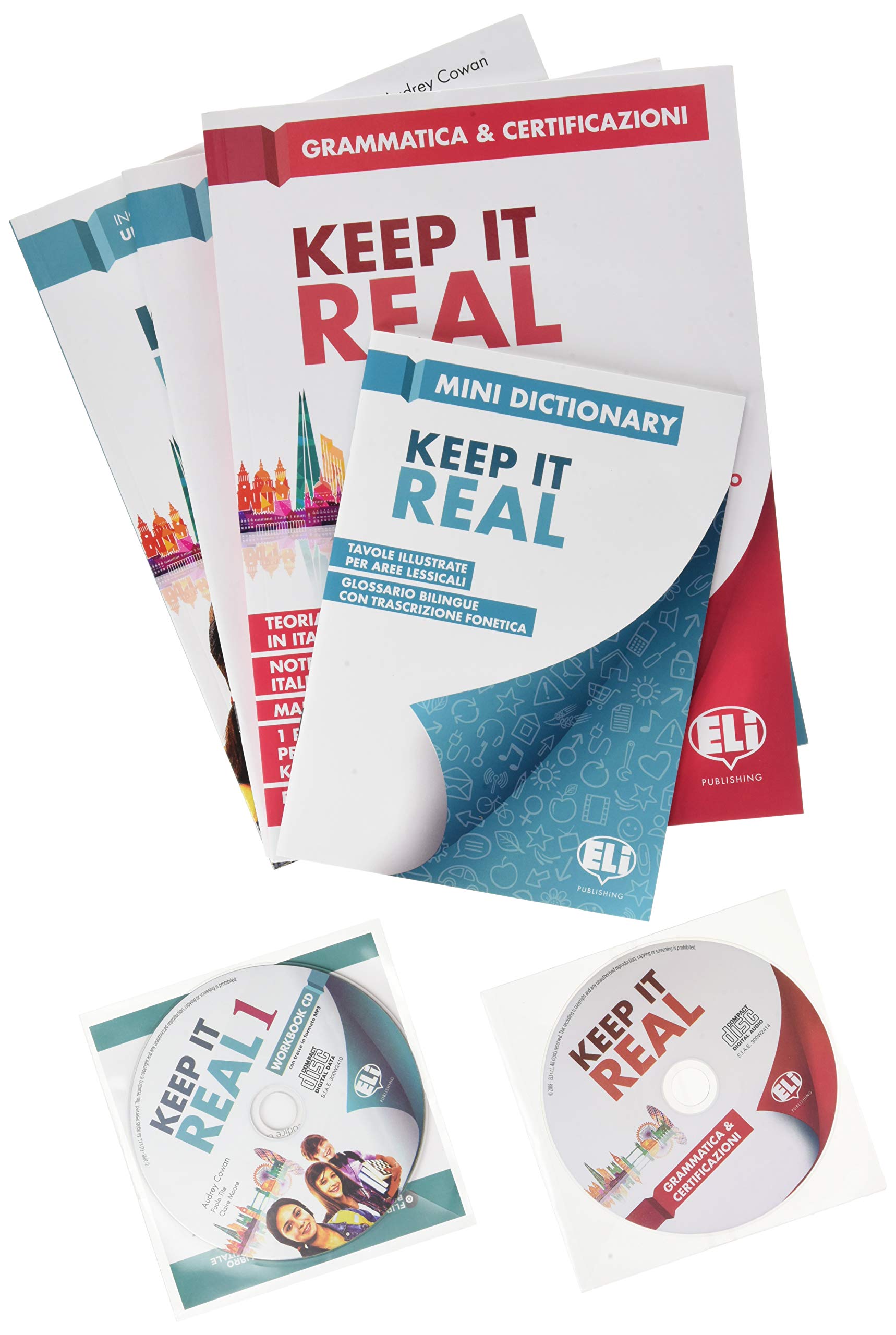 Keep it real. Student's book-Workbook. Per la Scuola media. Con File audio per il download. Extra book. Mini dictionary. Grammatica (Vol. 1) (Inglese corsi ESP) Professional & Reference Books