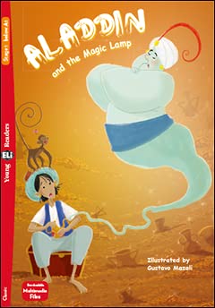 Young ELI Readers - English: Aladdin and the Magic Lamp + downloadable multimedi Professional & Reference Books