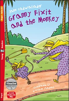 Young ELI Readers - English: Granny Fixit and the Monkey + downloadable multimed Professional & Reference Books