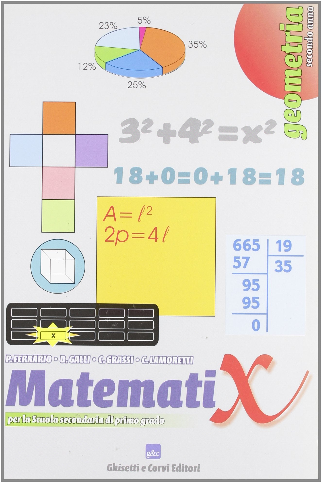 Matemati X geometria. Per la Scuola media (Vol. 2) Professional & Reference Books