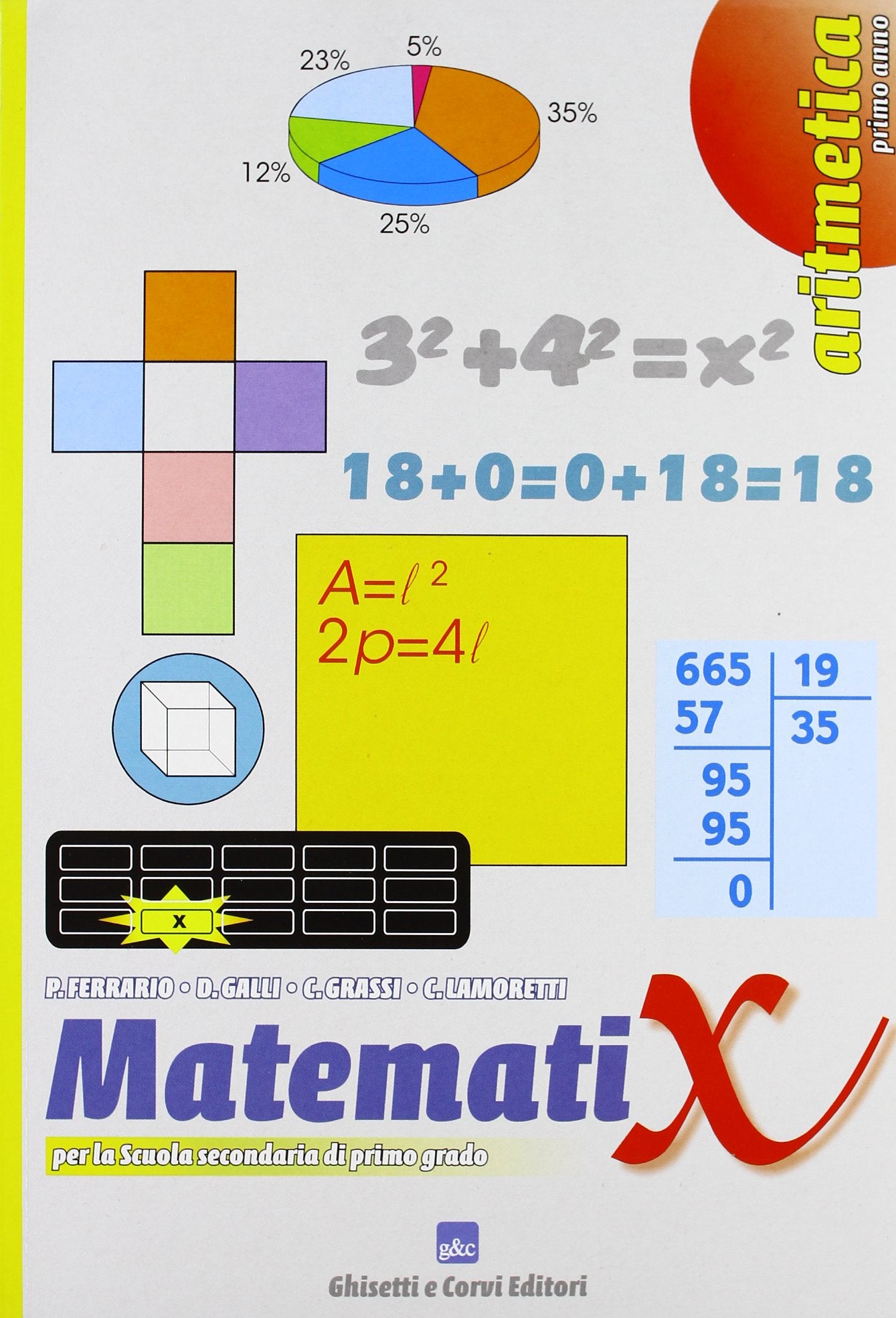 Matemati X aritmetica. Con Informatica. Per la Scuola media (Vol. 1) Professional & Reference Books
