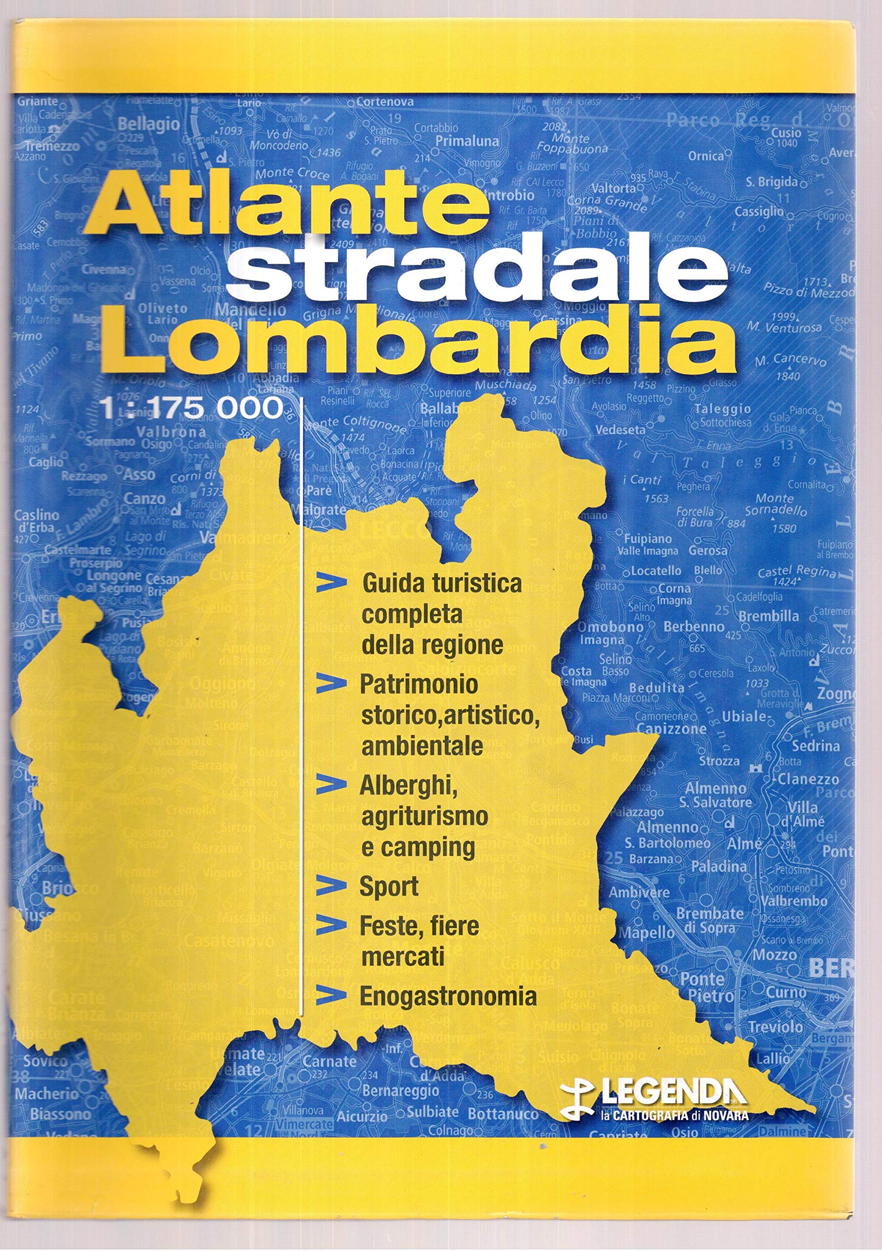 Atlante stradale Lombardia 1:175.000 Leisure, Home & Garden