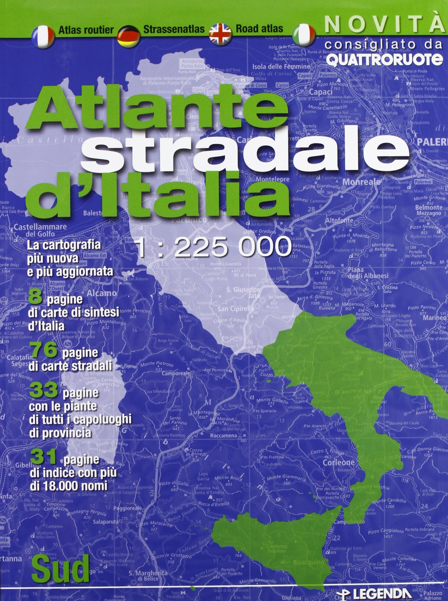 Atlante stradale d'Italia. Sud. 1:225.000 Leisure, Home & Garden