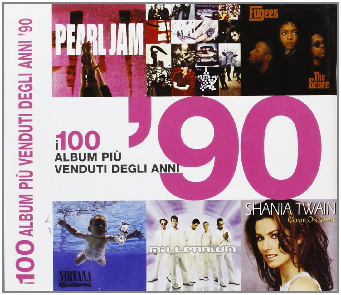 I cento album più venduti degli anni '90. Ediz. illustrata book