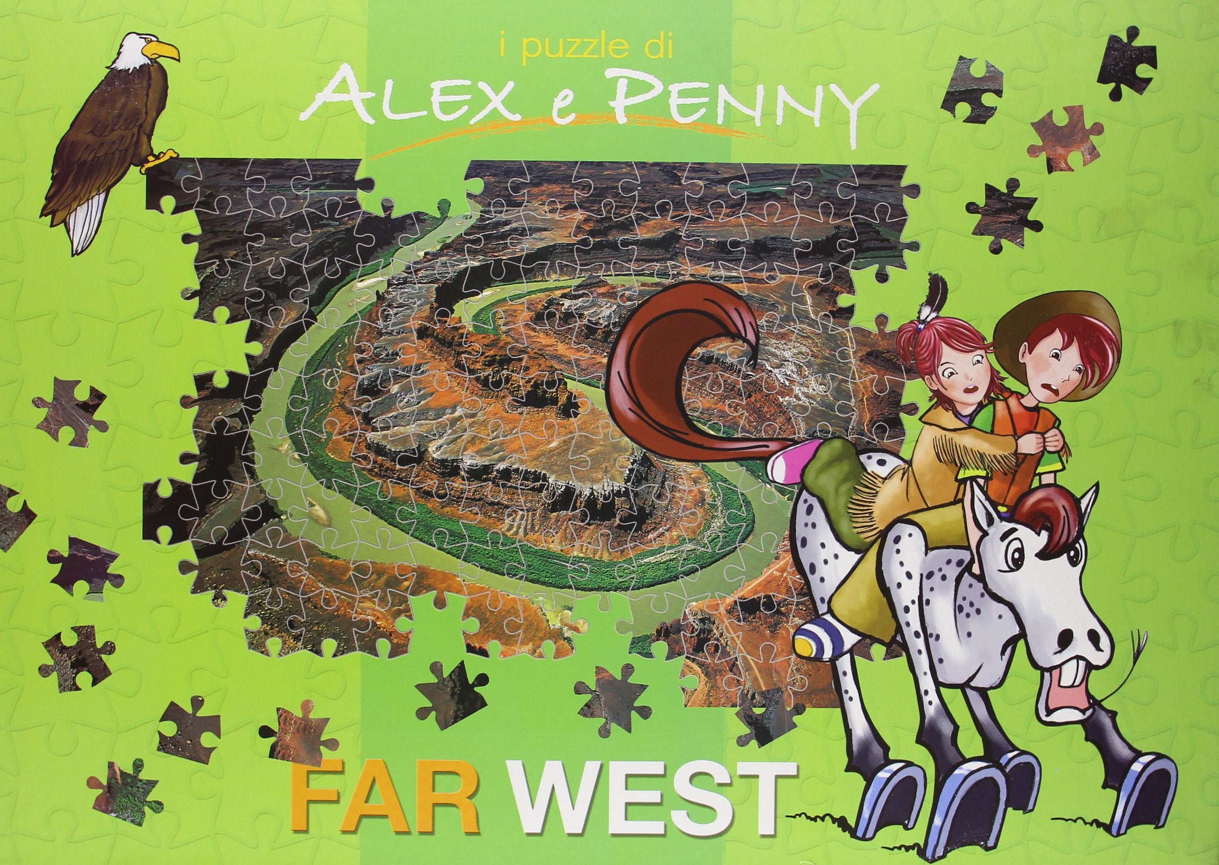 I puzzle di Alex e Penny. Far West. Ediz. illustrata book