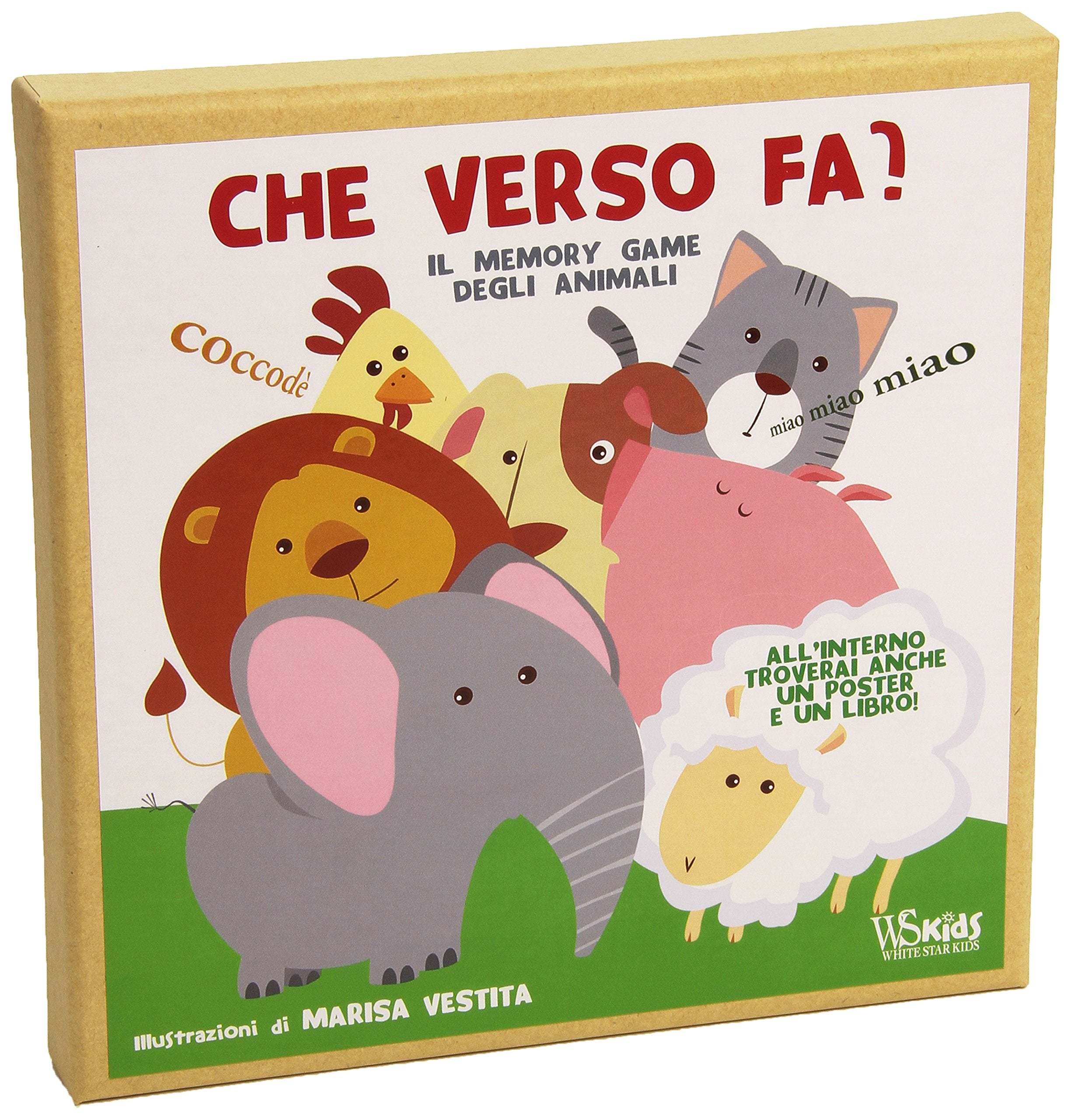 Che verso fa? Il memory game degli animali. Con gadget book