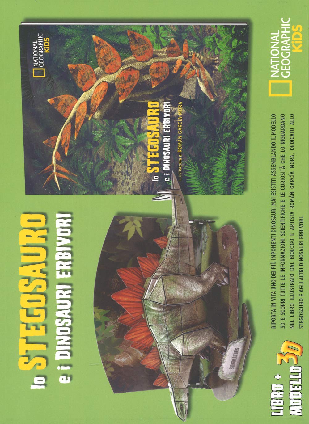 Lo stegosauro e i dinosauri erbivori. Dinosauri 3D (National Geographic Kids) Non-fiction