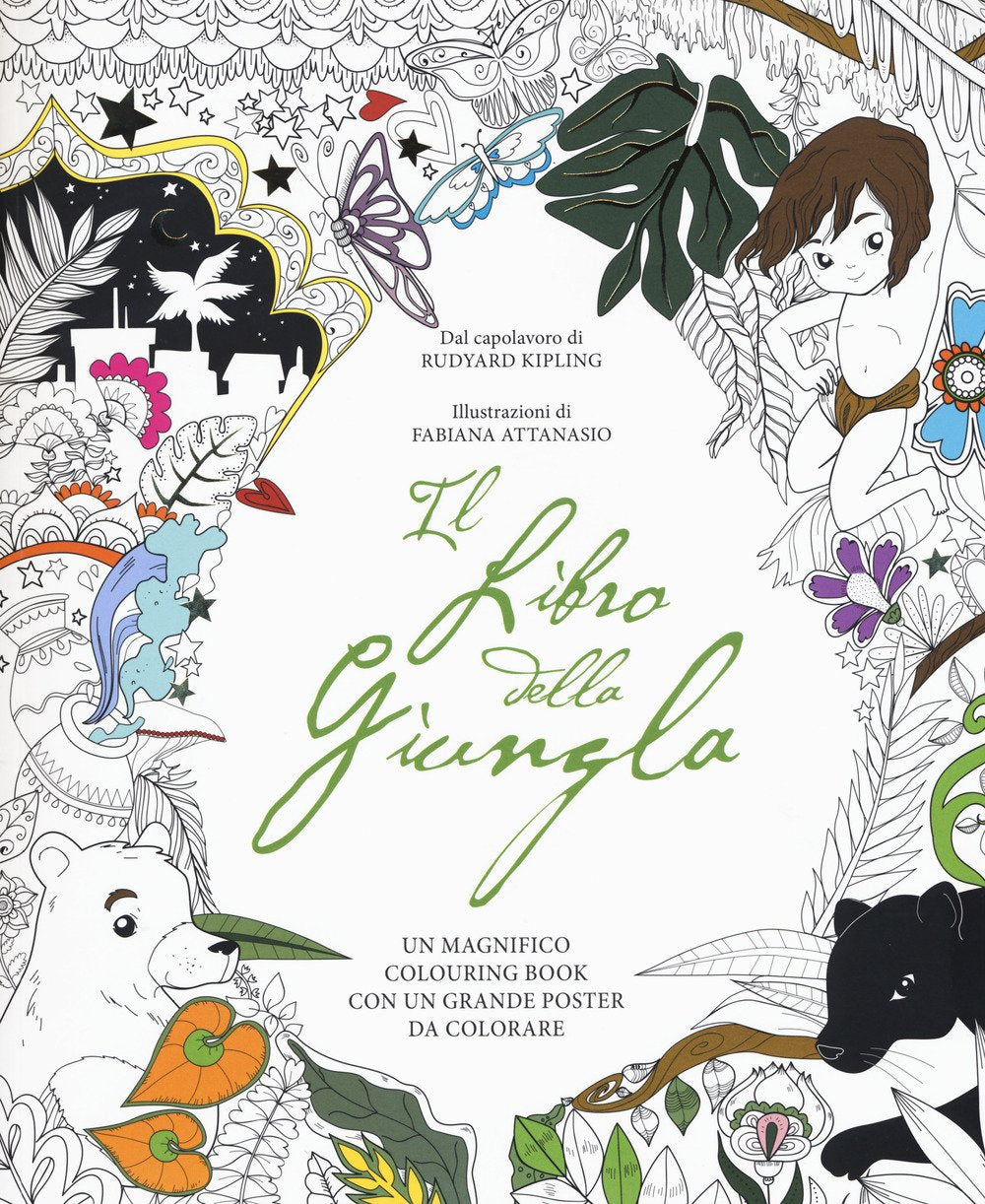 Il libro della giungla. Colouring book. Con poster Tiptoi & Games