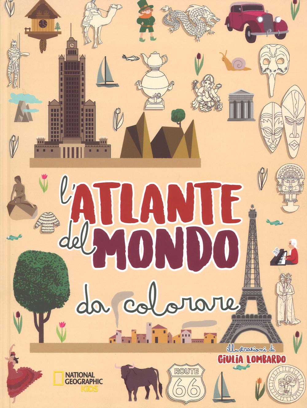 L'atlante del mondo da colorare (National Geographic Kids) Non-fiction