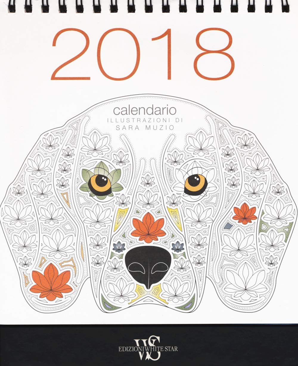 Cani coloring. Calendario da tavolo 2018. Ediz. illustrata Arts & Music