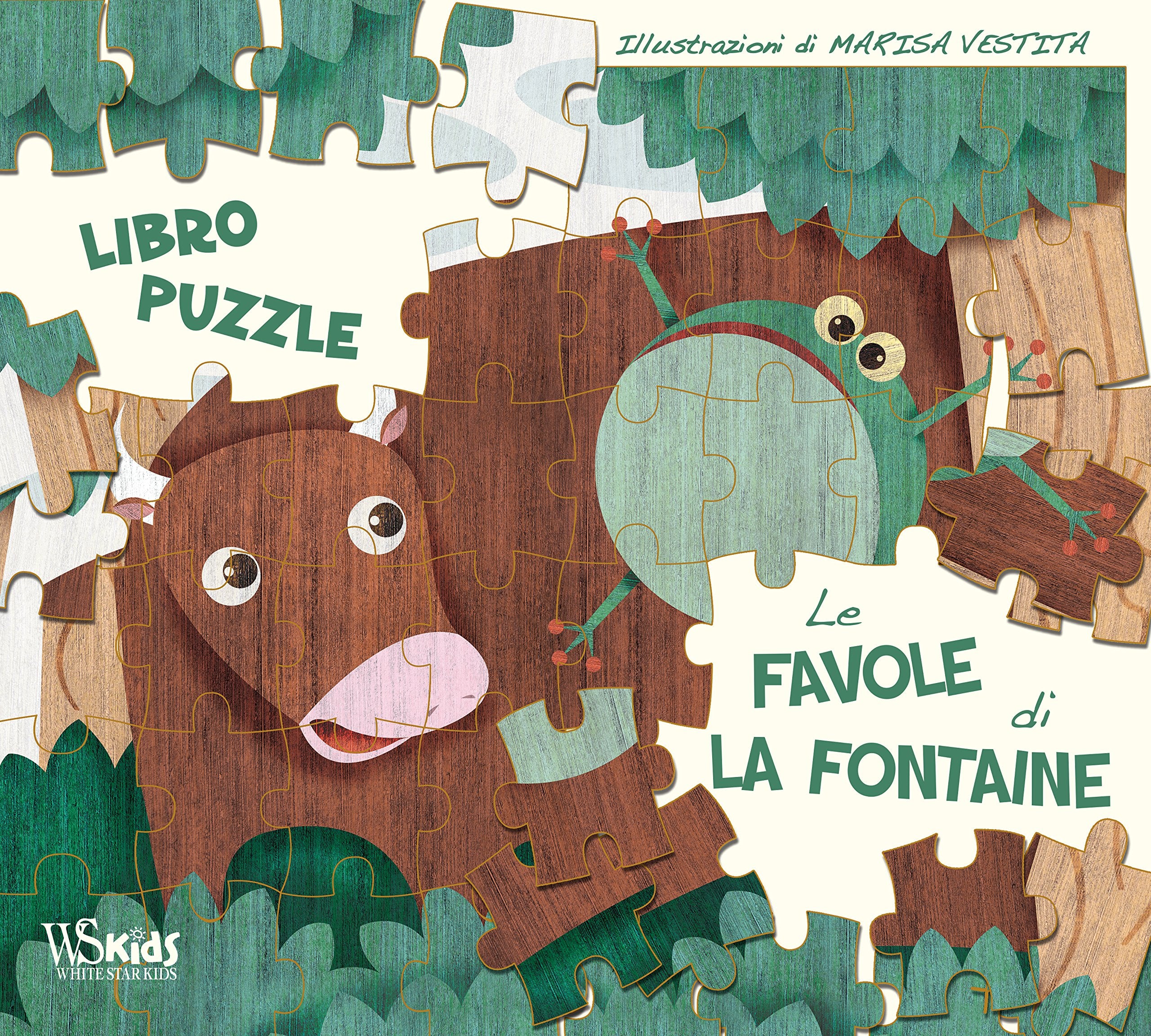 Le favole di La Fontaine. Libro puzzle (Animali da compagnia) Tiptoi & Games