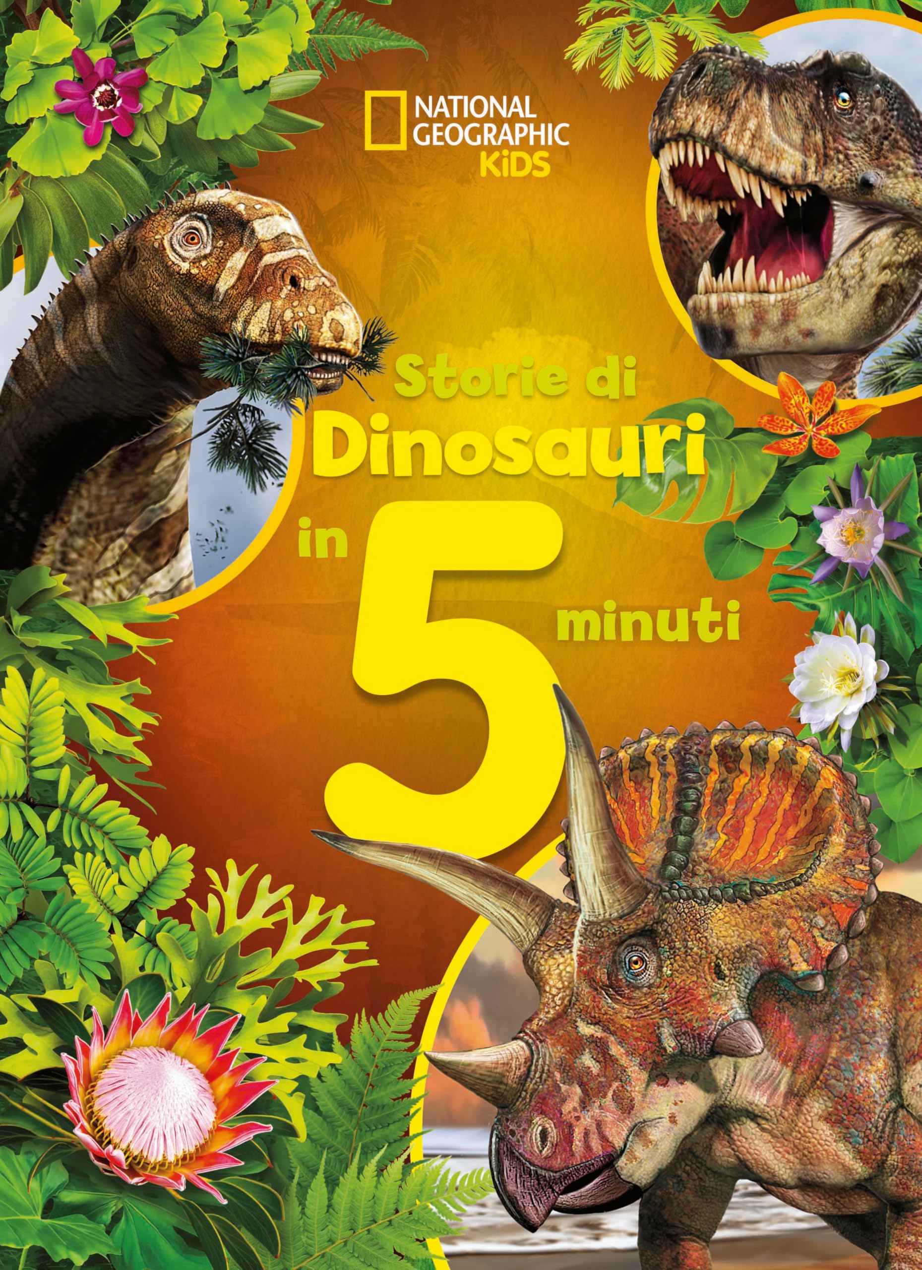 Storie di dinosauri in 5 minuti. Ediz. a colori book