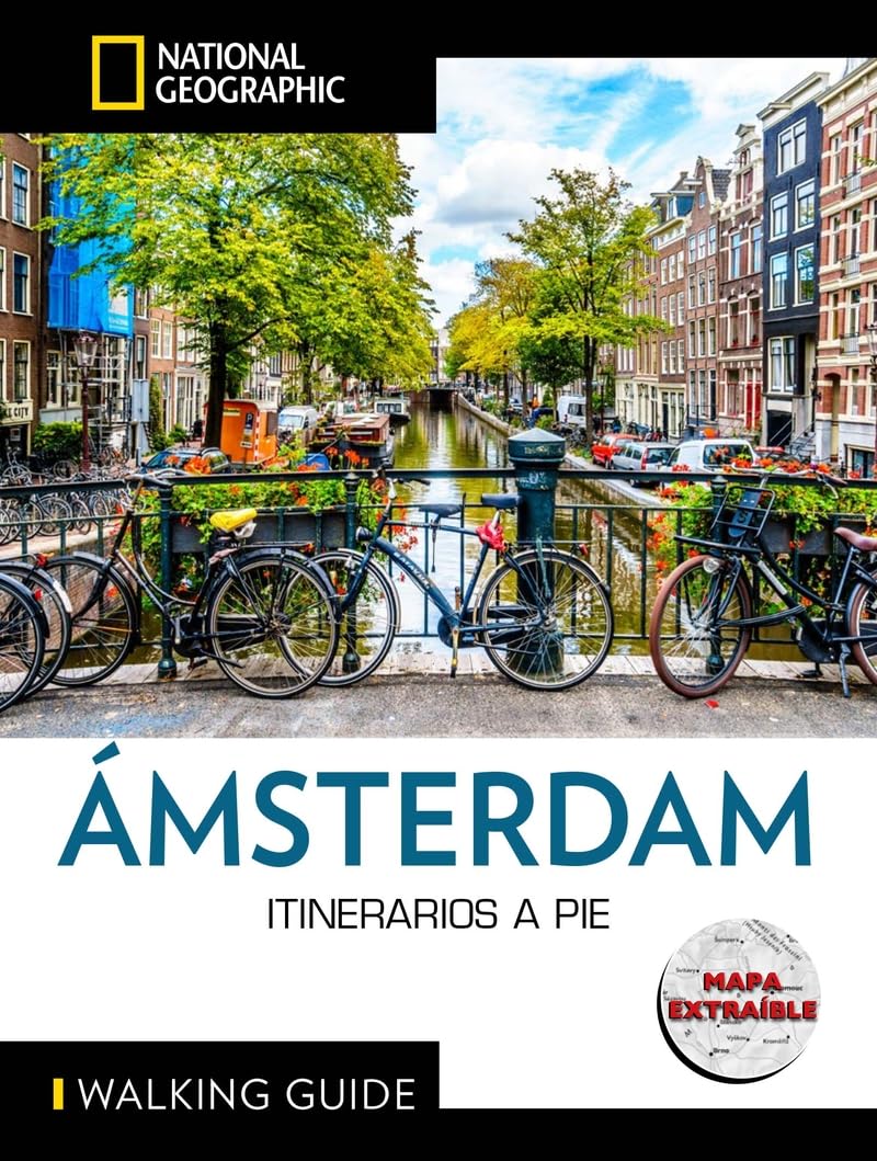 Amsterdam - Guía National Geographic Itinerarios a pie: Con mapa extraible book