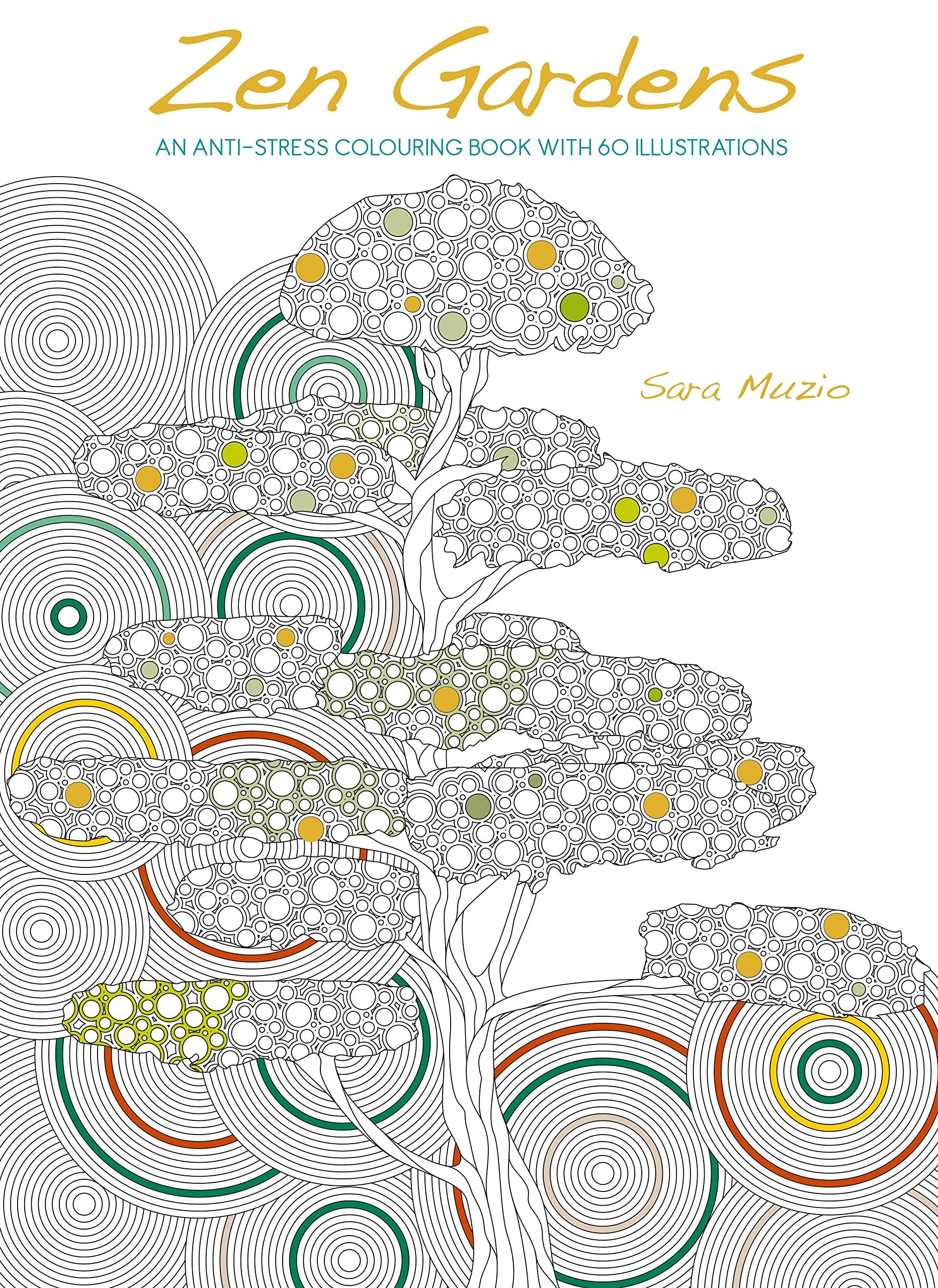 Zen Gardens: Anti-Stress Malblock mit 60 Bildern zum Ausmalen (Colouring Books) Film, Art & Culture
