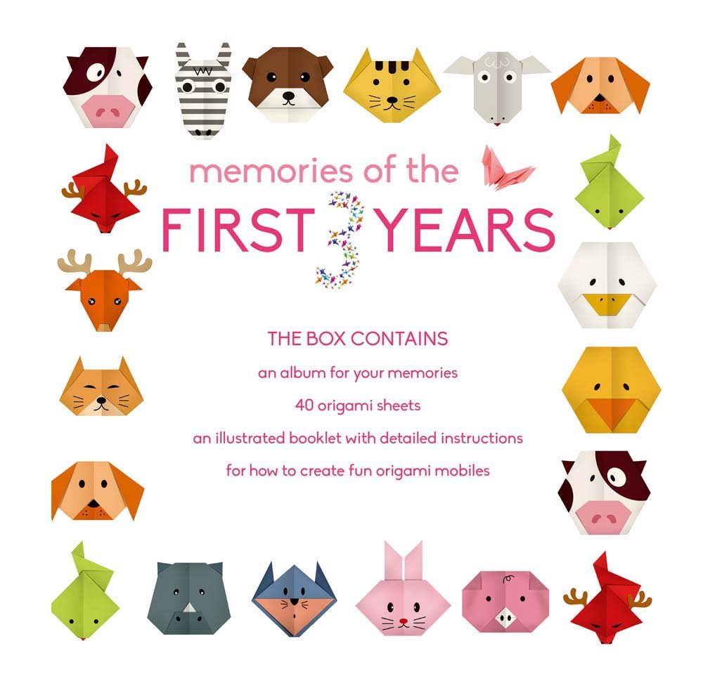 Memories of the First 3 Years (Girl): Album With Origami Mobile Kit - Girl Hobbies & Crafts