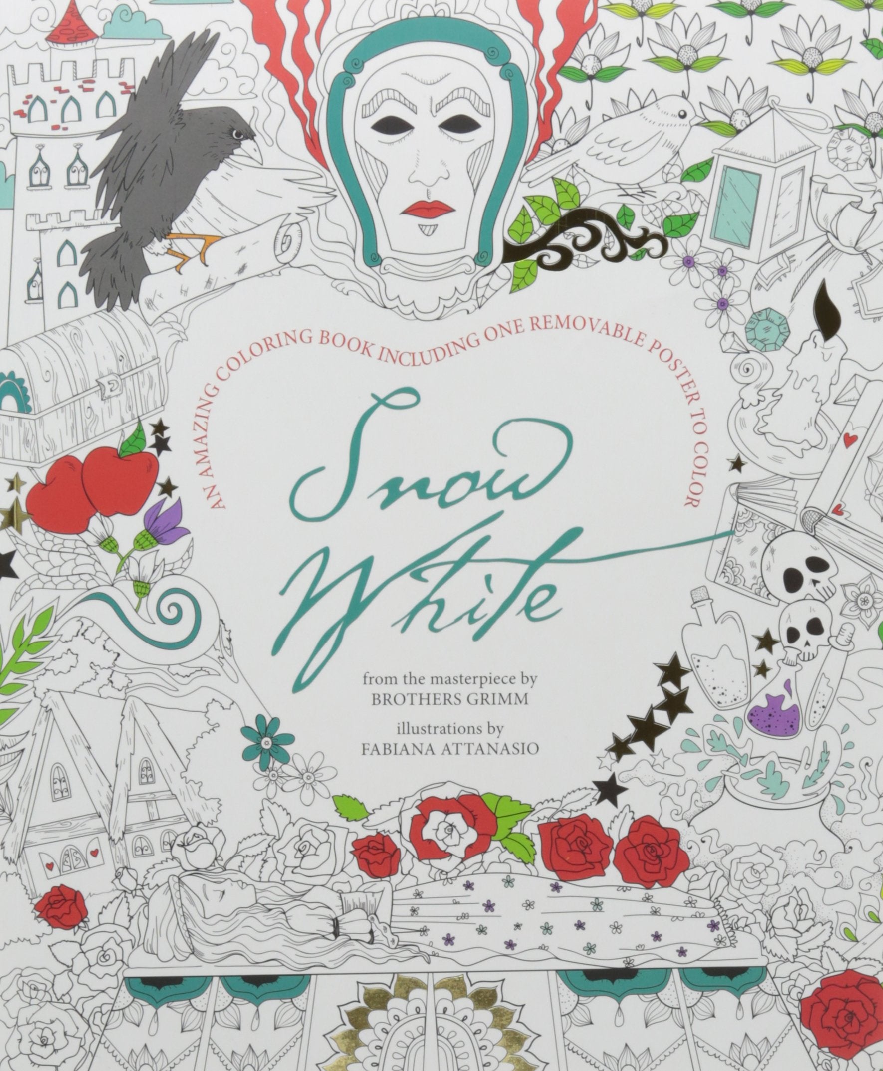 Snow White (Colouring book including Poster) book
