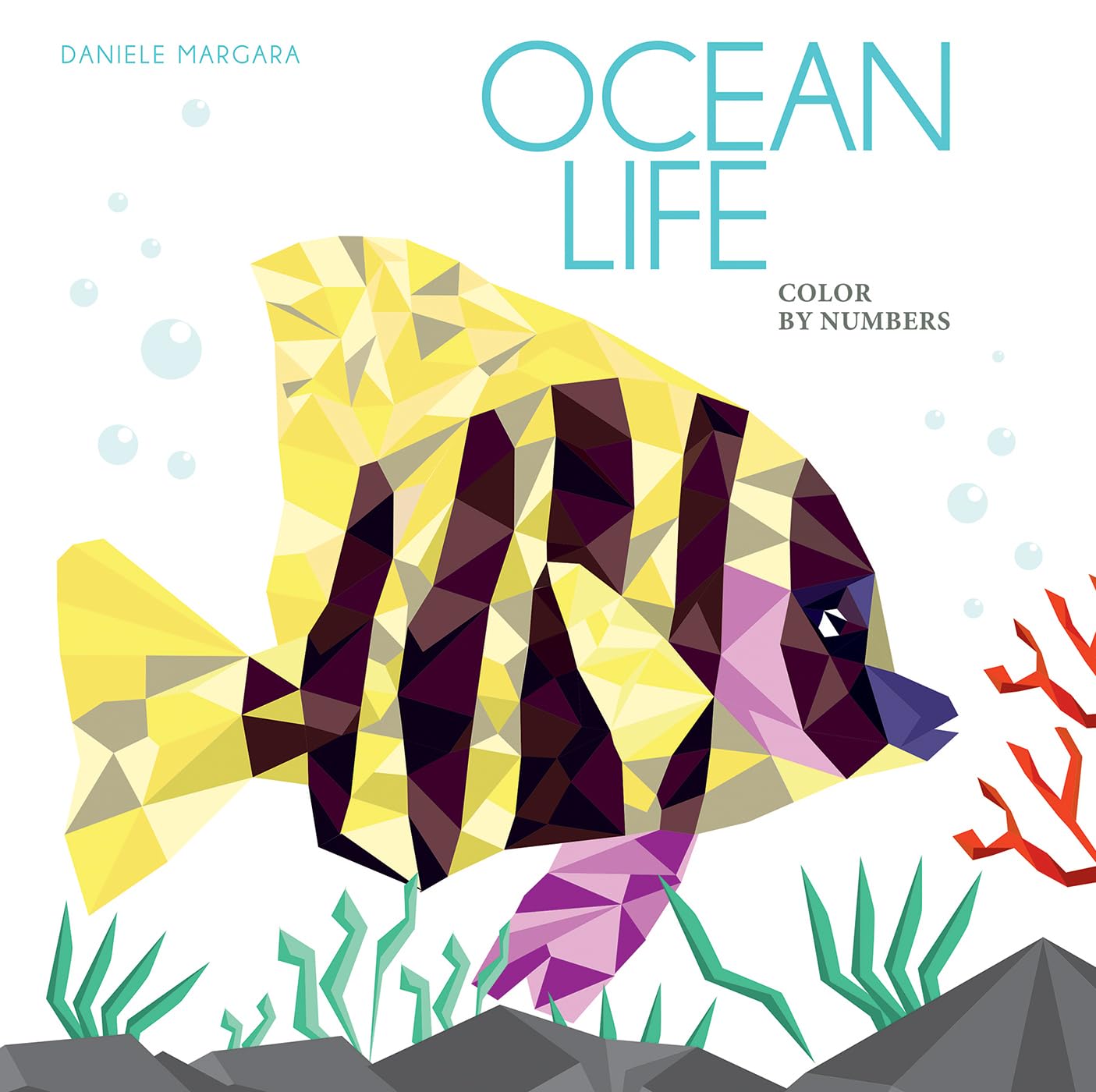 Ocean Life: Color by Numbers Geometrical Artworks Tiptoi & Games