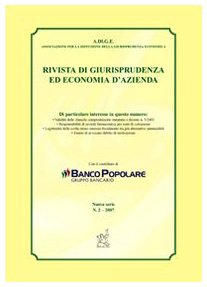 Rivista di giurisprudenza ed economia d'azienda (2007) (Vol. 2) Law