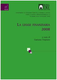 La legge finanziaria 2008 Business & Technology