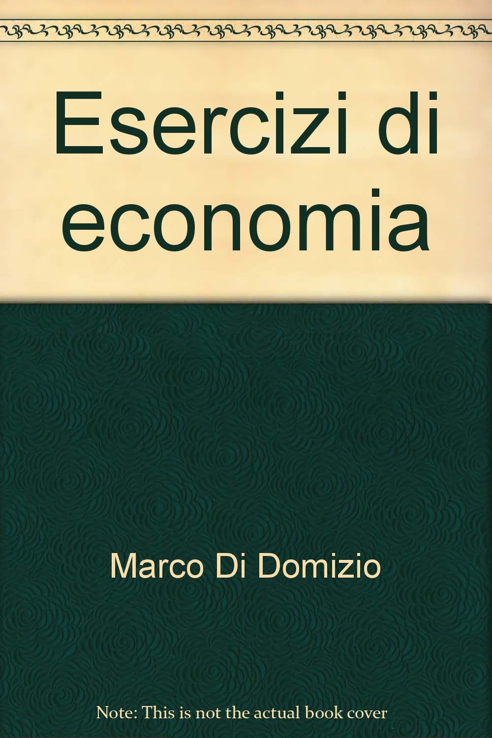 Esercizi di economia book