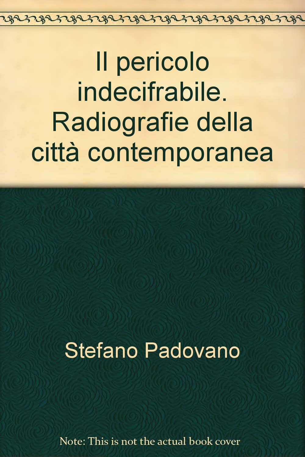 Il pericolo indecifrabile. Radiografie della città contemporanea Social Sciences
