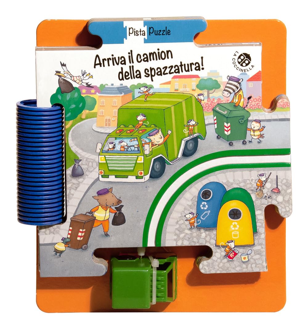 Arriva il camion della spazzatura! Con gadget book