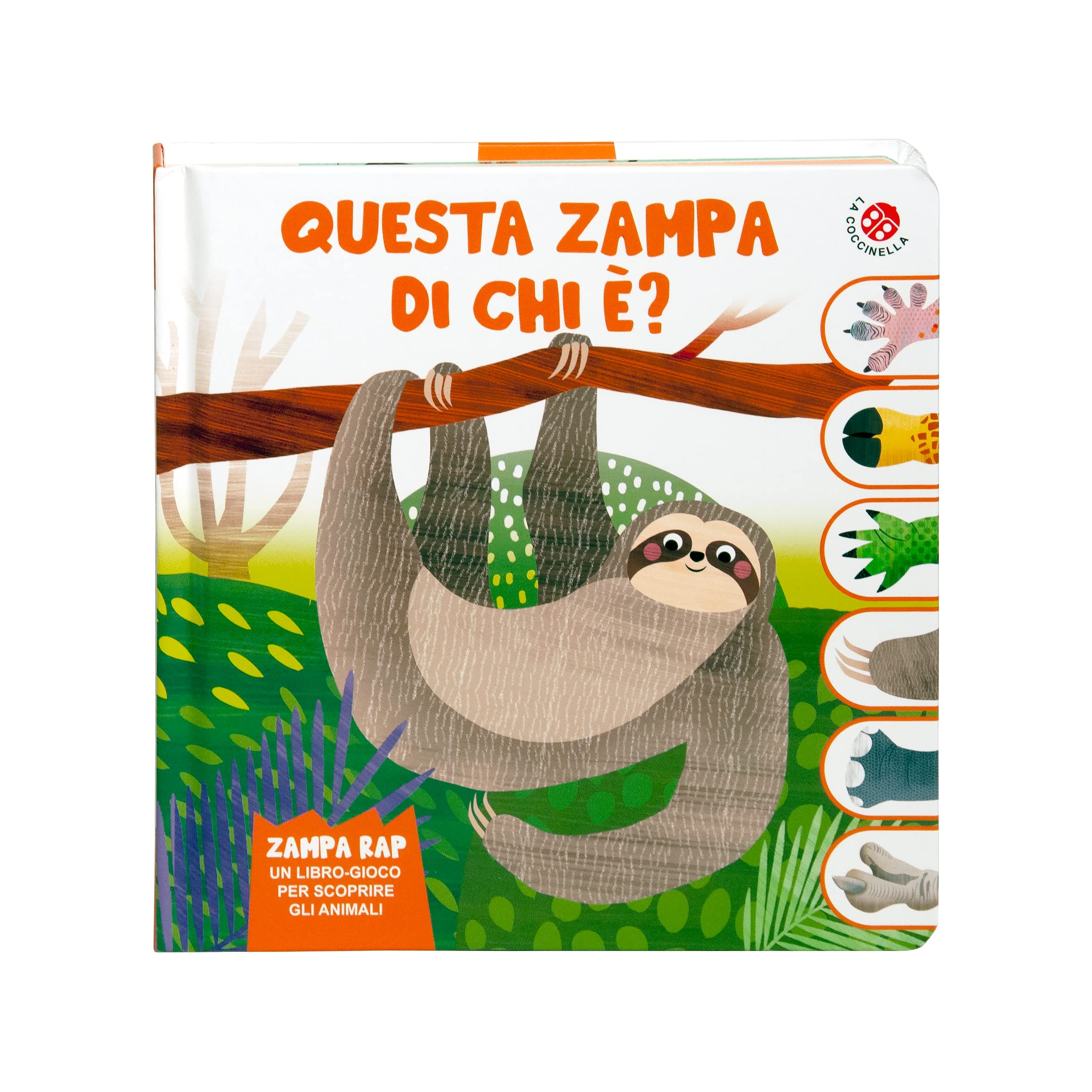 Questa zampa di chi è? Un libro gioco per scoprire gli animali. Ediz. a colori book