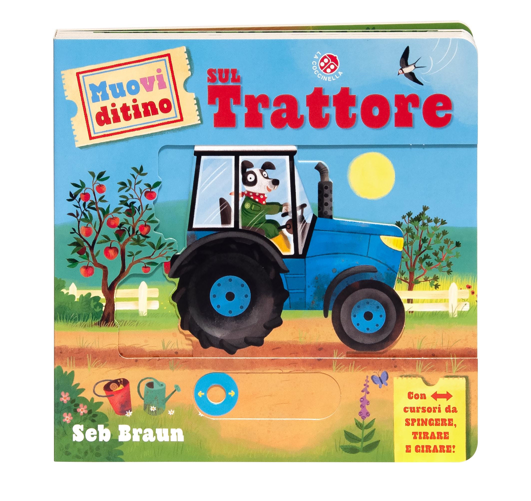 Sul trattore. Muovi ditino. Ediz. a colori book
