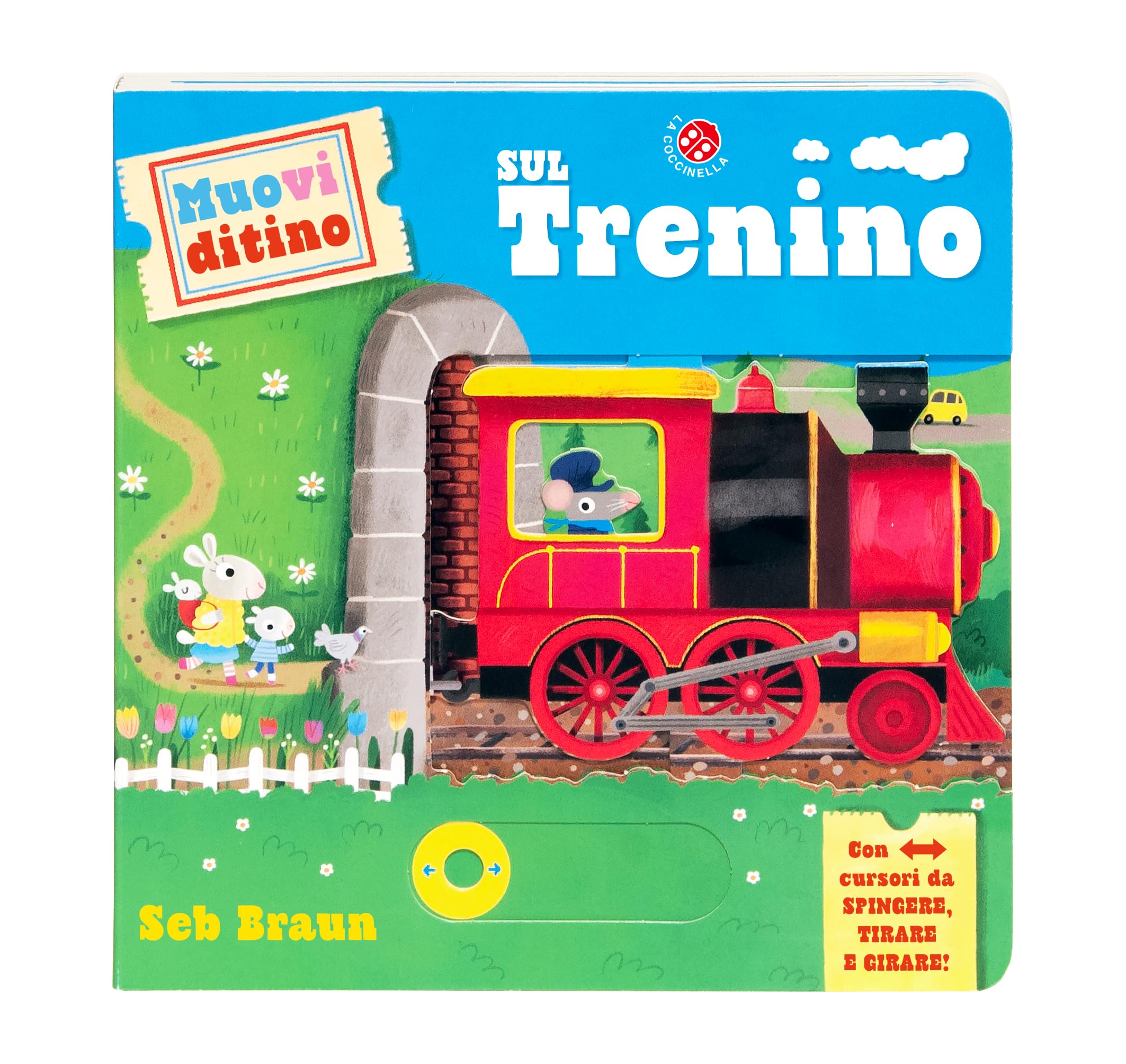 Sul trenino. Muovi ditino. Ediz. illustrata book