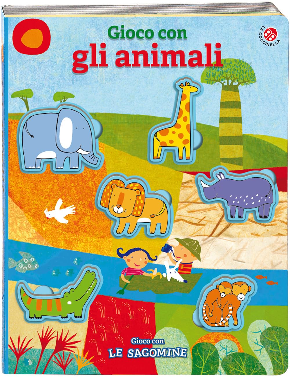 Gioco con gli animali. Ediz. a colori. Con 6 sagome book