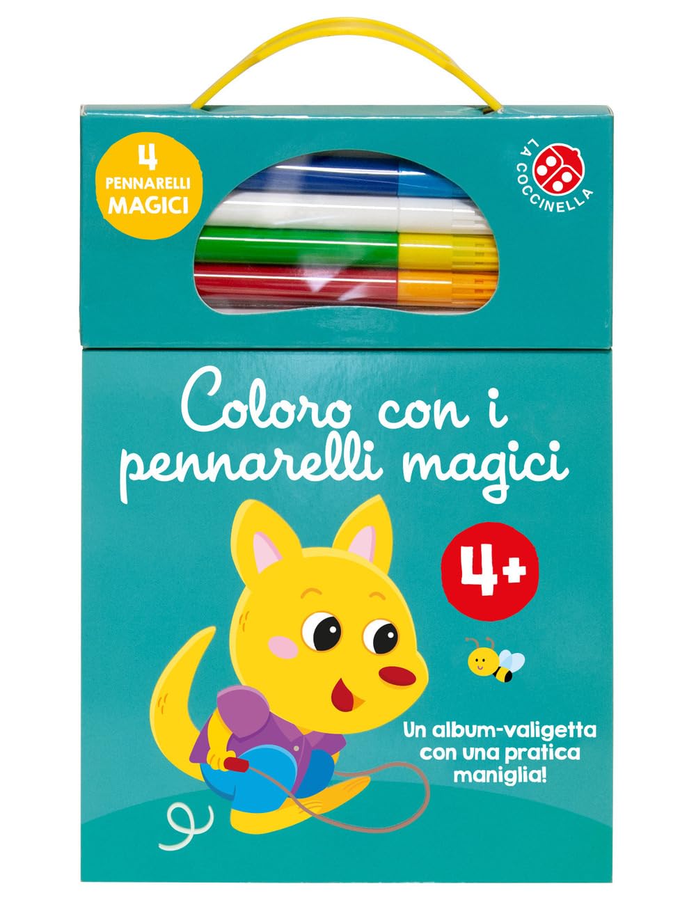 Coloro con i pennarelli magici 4+. Album azzurro. Con pennarelli book