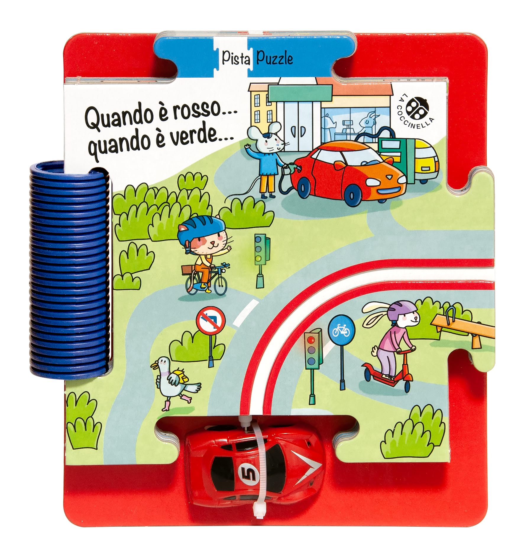 Quando è rosso... Quando è verde.... Ediz. a colori. Con macchinina con carica a molla book