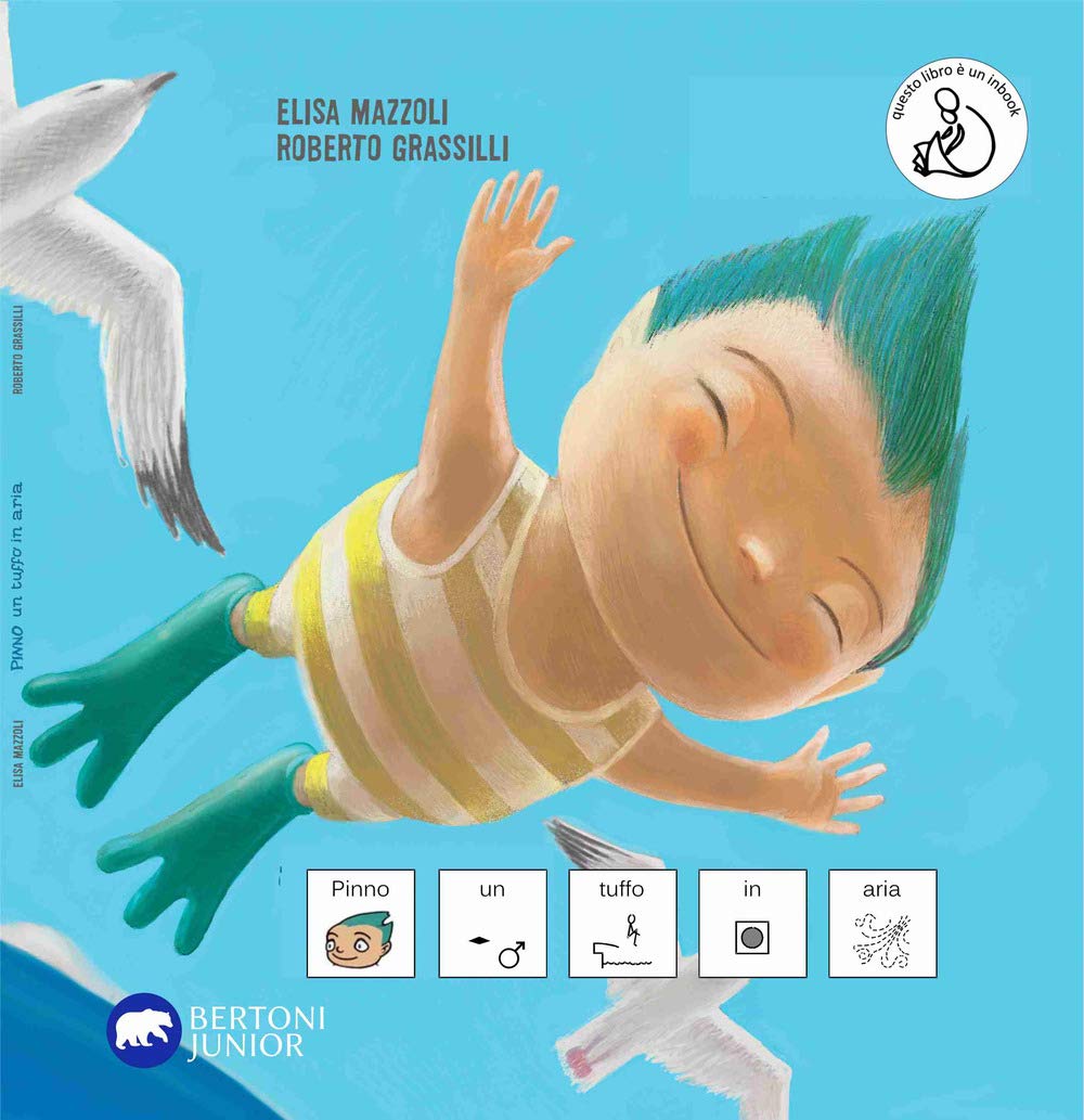 Pinno un tuffo in aria, in CAA (Comunicazione Aumentativa Alternativa) book