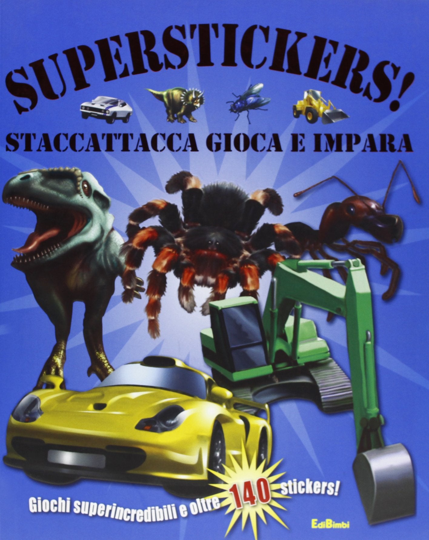 Superstickers. Staccattacca gioca impara. Con adesivi. Ediz. illustrata book