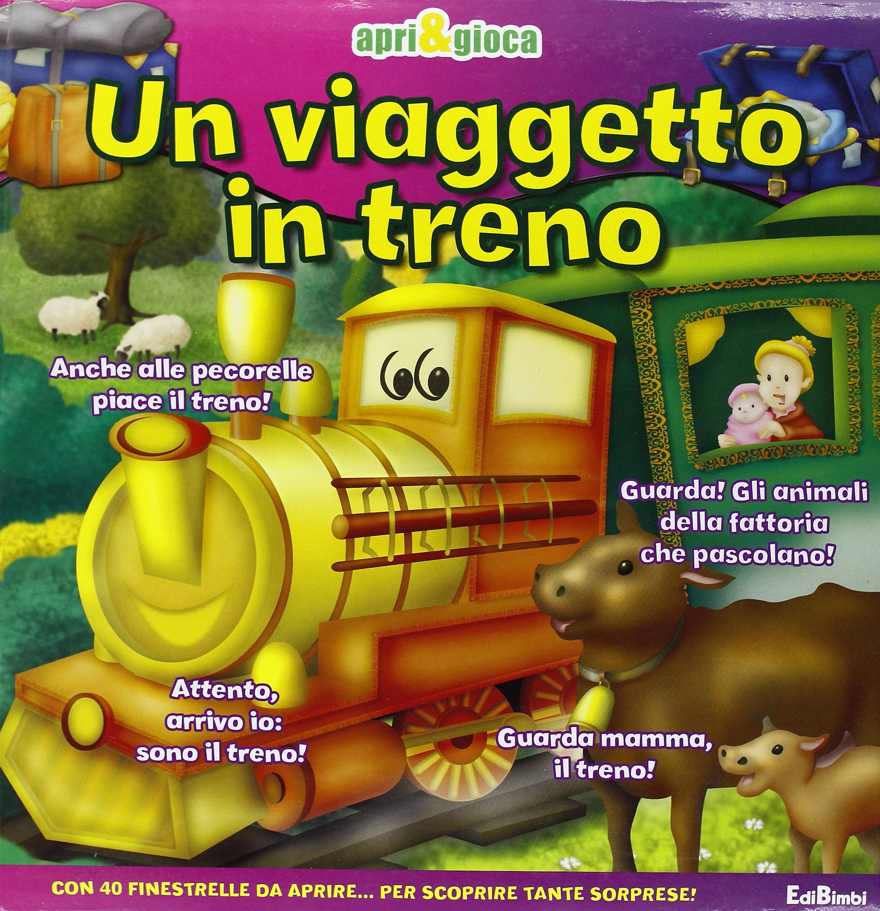 Un viaggetto in treno. Apri & gioca. Libro pop-up. Ediz. illustrata book